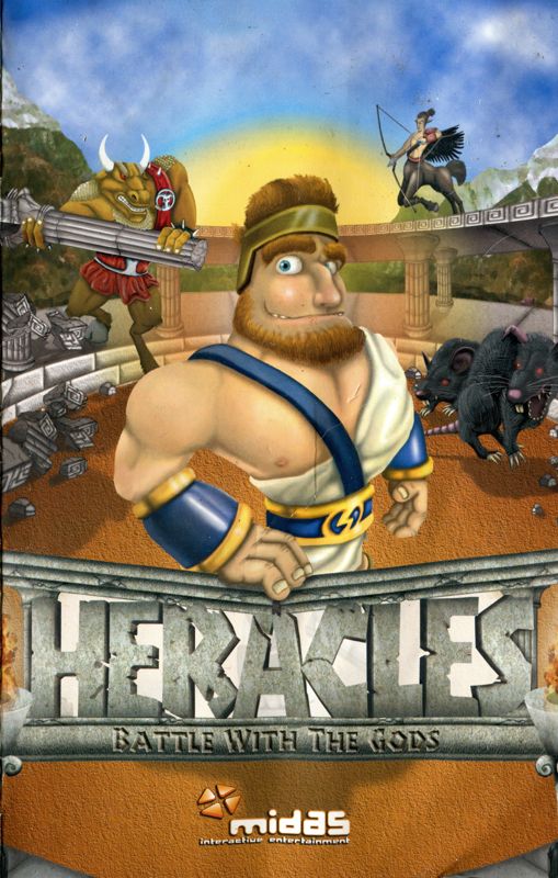 Manual for Heracles: Battle with the Gods (PlayStation 2): Front