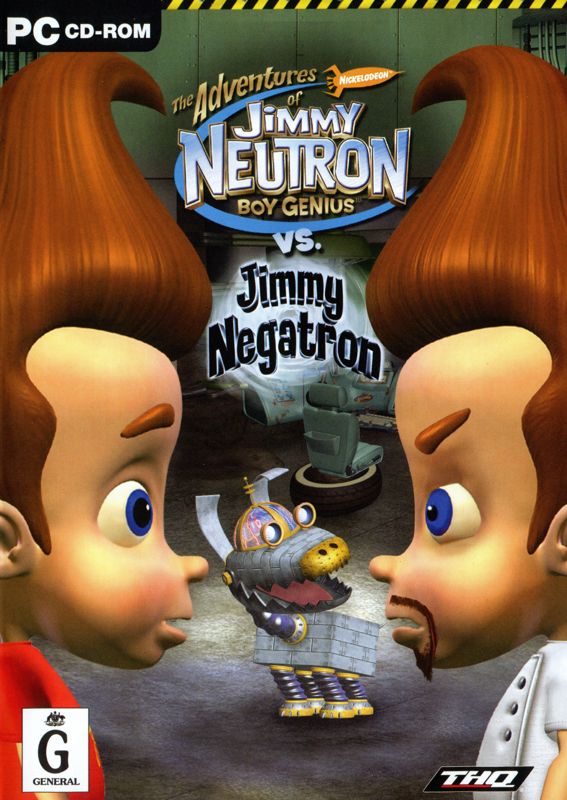 Front Cover for The Adventures of Jimmy Neutron: Boy Genius Vs. Jimmy Negatron (Windows)