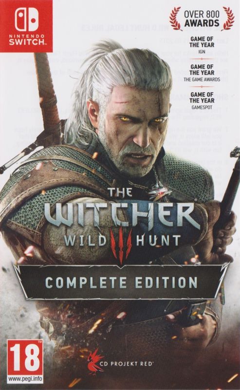 Other for The Witcher 3: Wild Hunt - Complete Edition (Nintendo Switch): Keep Case - Front