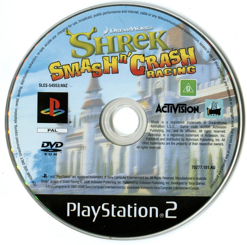 Media for Shrek Smash N' Crash Racing (PlayStation 2)