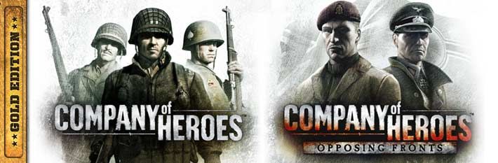 Front Cover for Company of Heroes: Gold Edition (Windows) (Steam release)