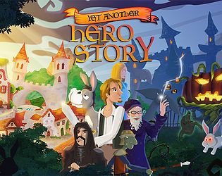 Front Cover for Yet Another Hero Story (Macintosh and Windows) (itch.io release)