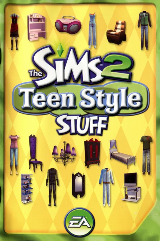 Manual for The Sims 2: Teen Style Stuff (Windows): Front