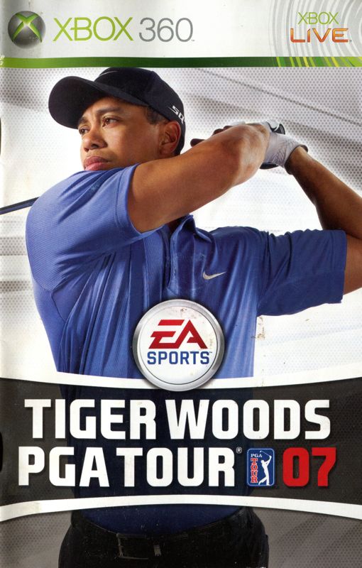 Manual for Tiger Woods PGA Tour 07 (Xbox 360): Front