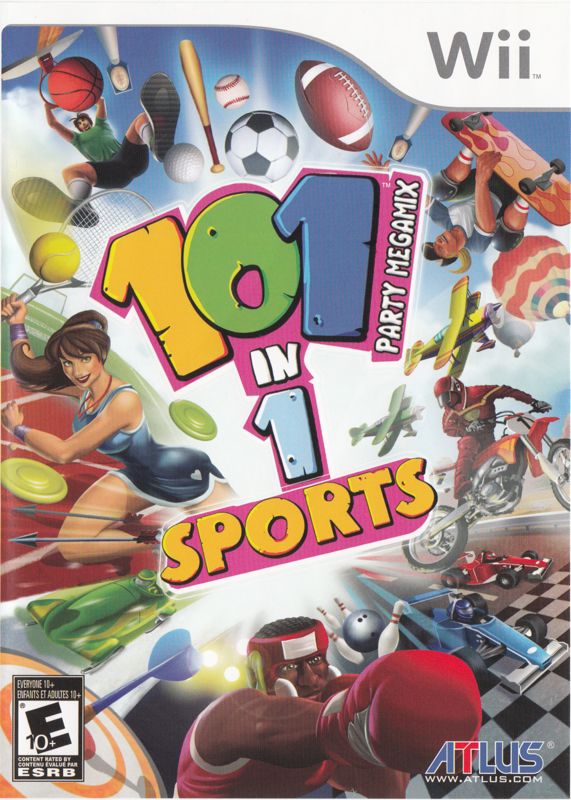 Front Cover for 101-in-1 Sports Party Megamix (Wii)