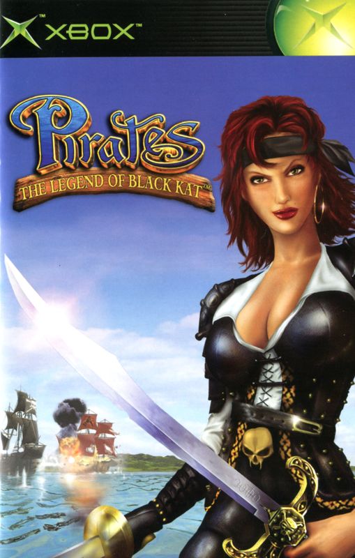 Manual for Pirates: The Legend of Black Kat (Xbox): Front