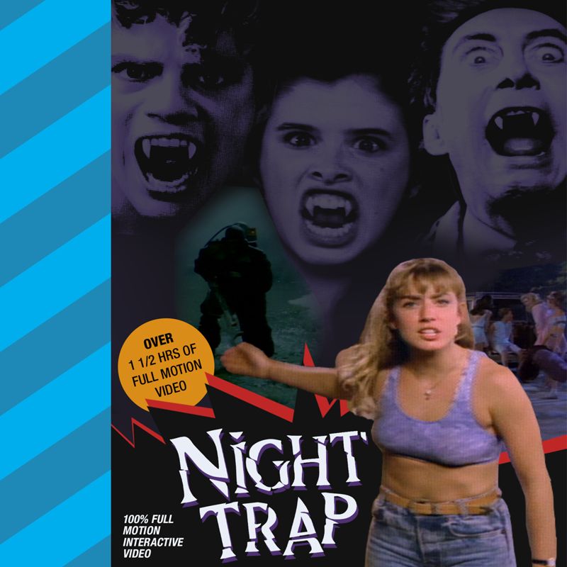 Front Cover for Night Trap: 25th Anniversary Edition (Nintendo Switch) (download release)