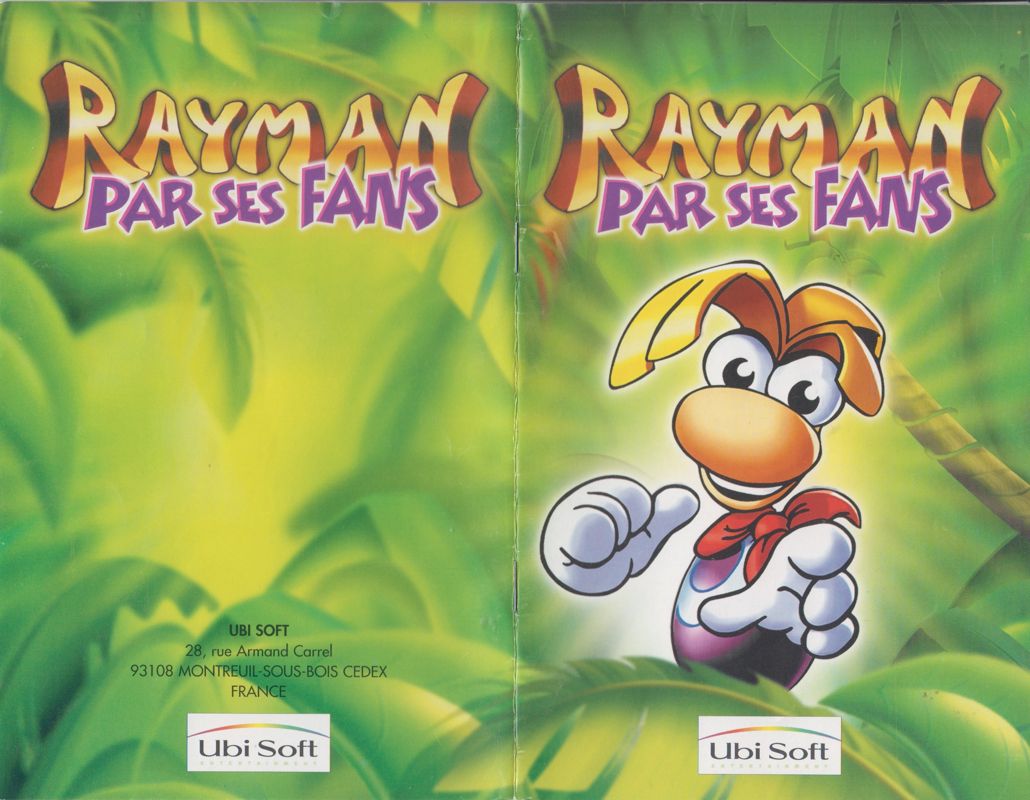 Rayman by his Fans packaging - MobyGames