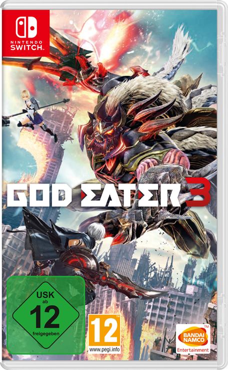 Front Cover for God Eater 3 (Nintendo Switch) (download release)