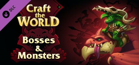 Front Cover for Craft the World: Bosses & Monsters (Windows) (Steam release)
