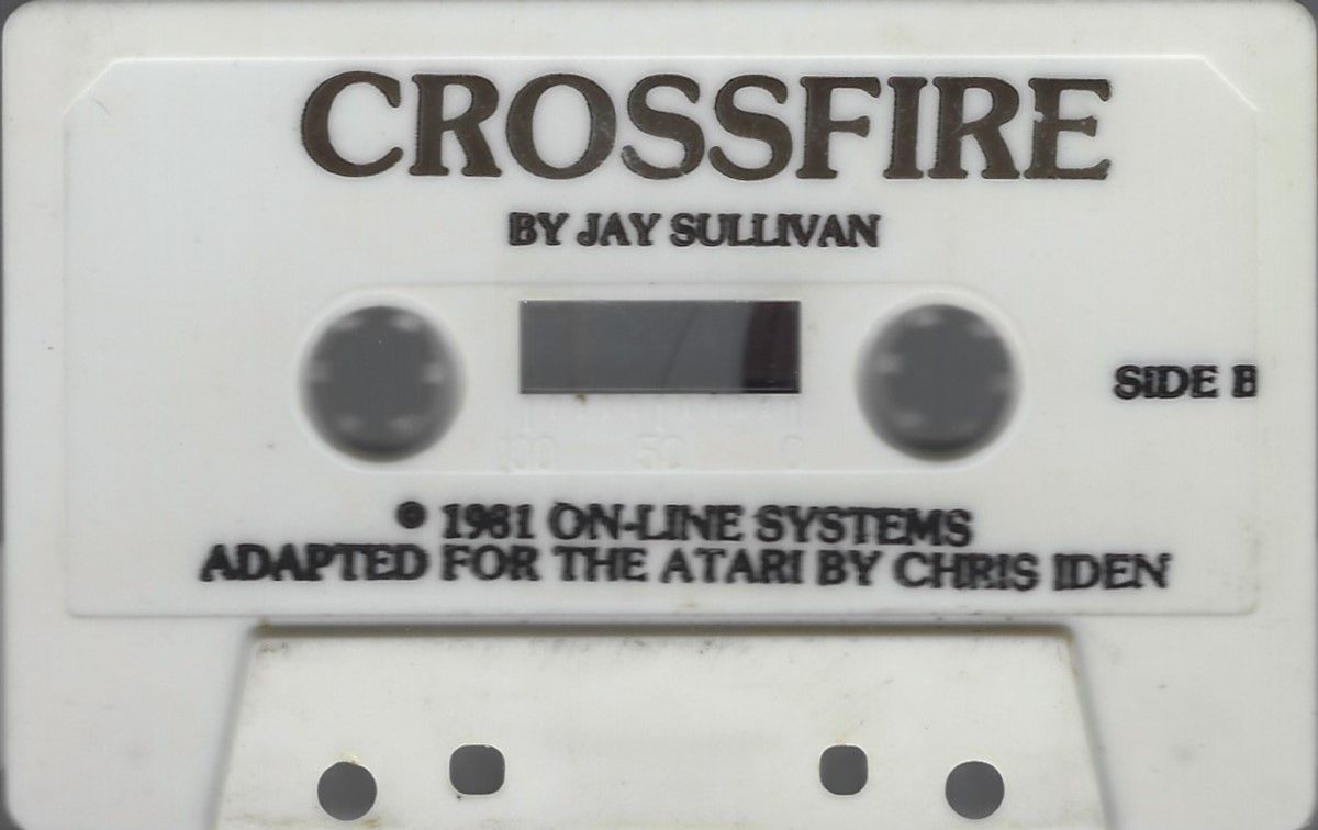 Media for Crossfire (Atari 8-bit) (Cassette version)