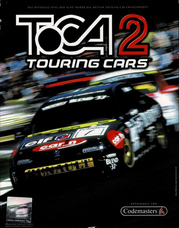 Front Cover for TOCA 2: Touring Car Challenge (Windows)