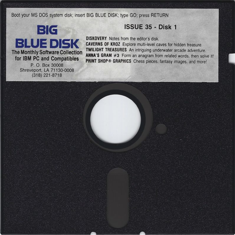 Media for Big Blue Disk #35 (DOS)