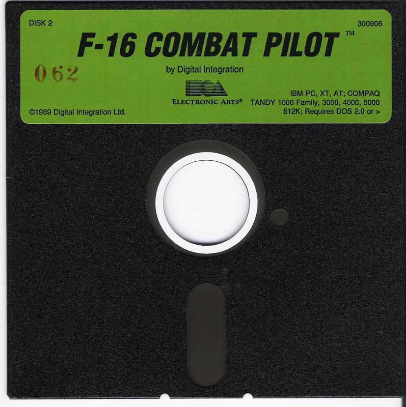 Media for F-16 Combat Pilot (DOS): Disk 2
