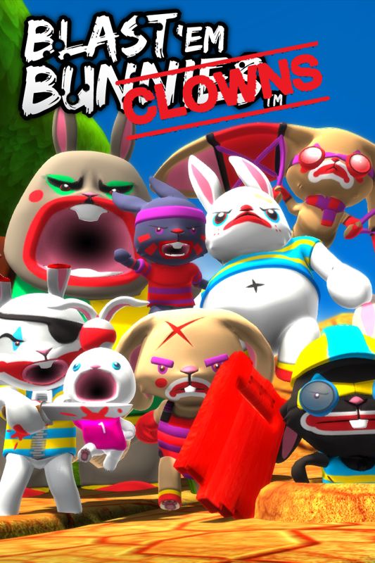 Blast 'Em Bunnies: Clown Skin Pack cover or packaging material - MobyGames