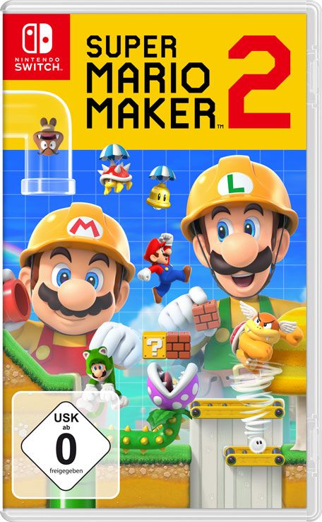 Front Cover for Super Mario Maker 2 (Nintendo Switch) (download release)