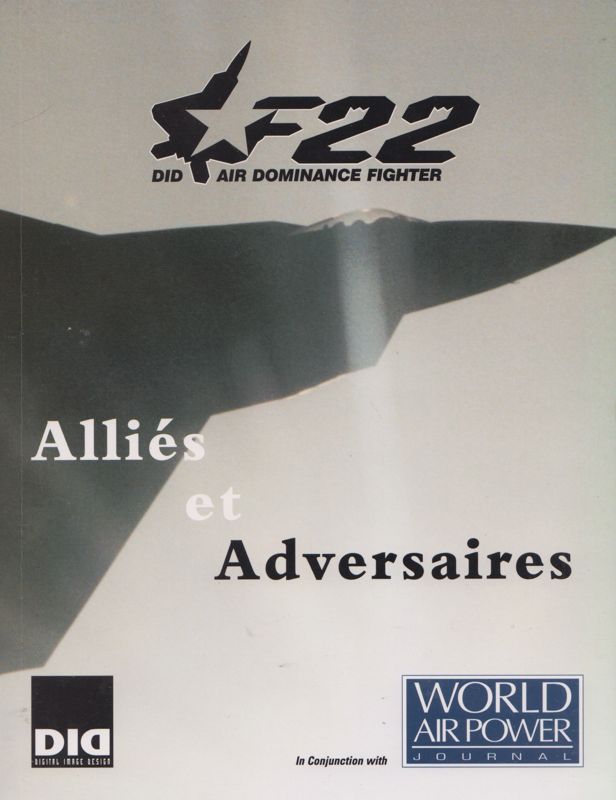 Extras for F22 Air Dominance Fighter (Windows) (Includes a book in conjunction with World Air Power Journal): Book - Front (196-page)