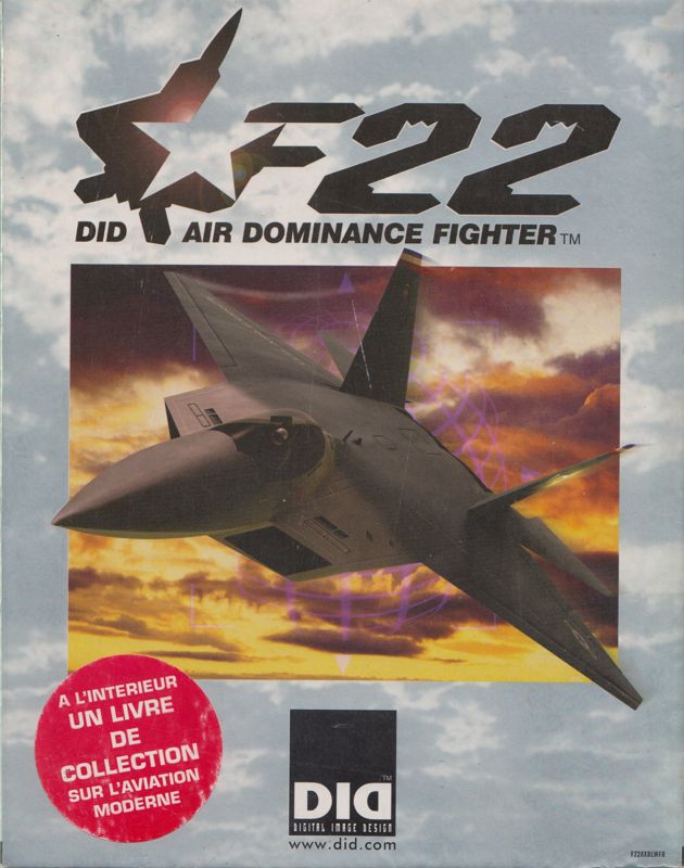 Front Cover for F22 Air Dominance Fighter (Windows) (Includes a book in conjunction with World Air Power Journal)
