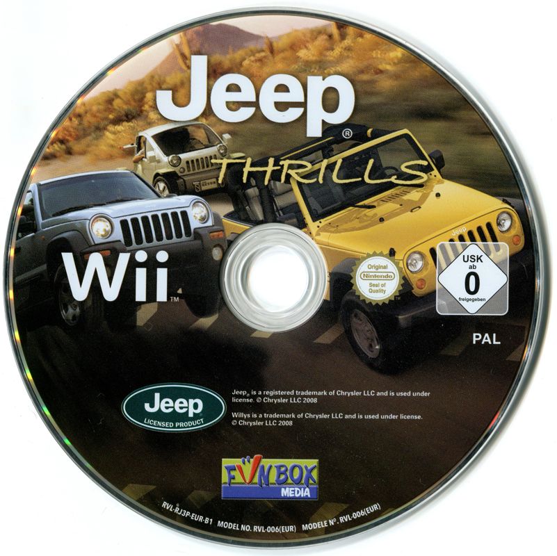 Media for Jeep Thrills (Wii)