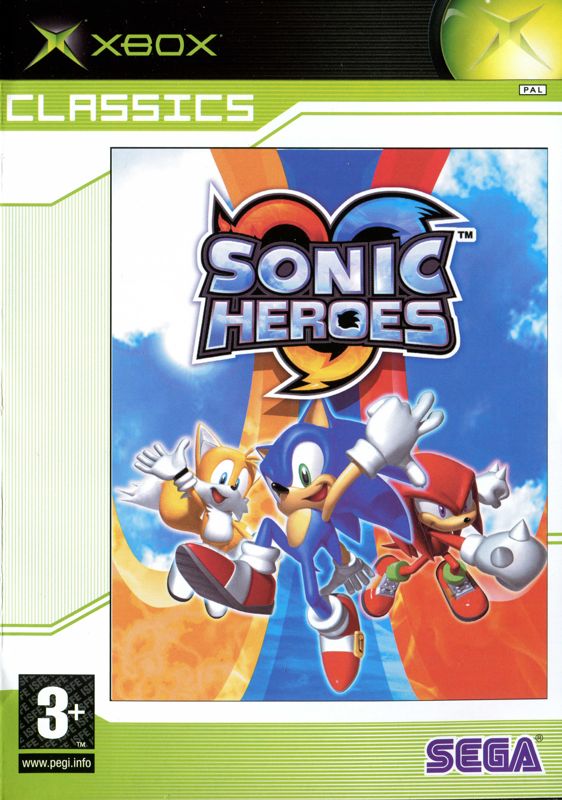 Front Cover for Sonic Heroes (Xbox) (Classics release)