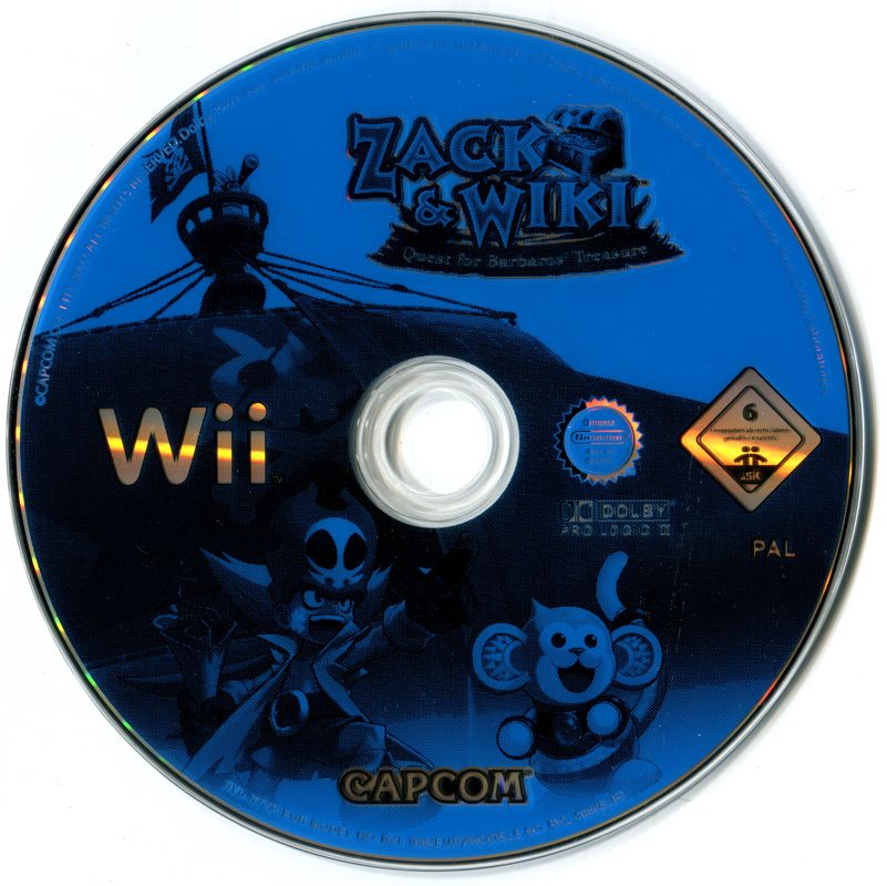 Zack & Wiki Quest for Barbaros' Treasure cover or packaging material