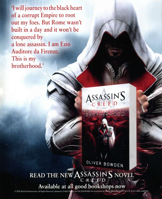 Advertisement for Assassin's Creed: Brotherhood (PlayStation 3)