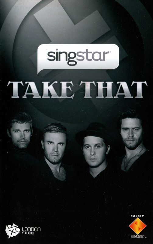 Manual for SingStar: Take That (PlayStation 2): Front