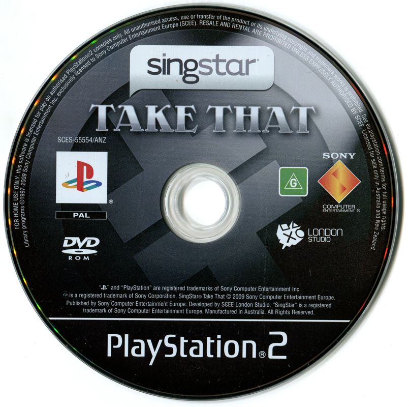 Media for SingStar: Take That (PlayStation 2)