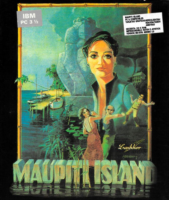 Front Cover for Maupiti Island (DOS)