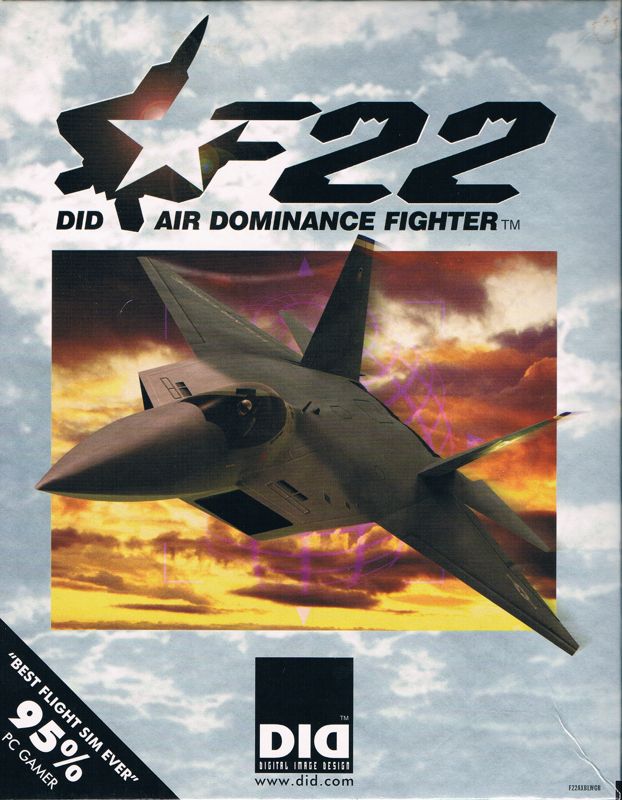Front Cover for F22 Air Dominance Fighter (Windows)