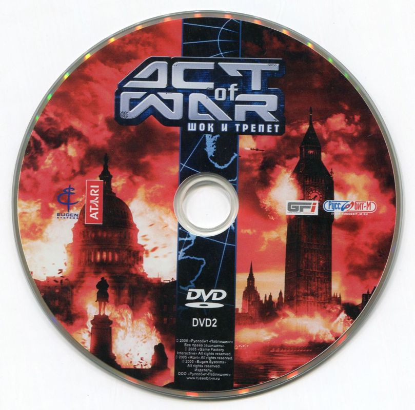 Media for Act of War: Direct Action (Windows): Disc 2