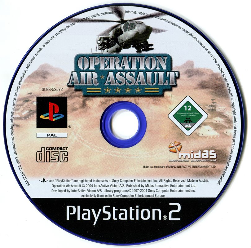 Media for AH-64 Apache Air Assault (PlayStation 2)