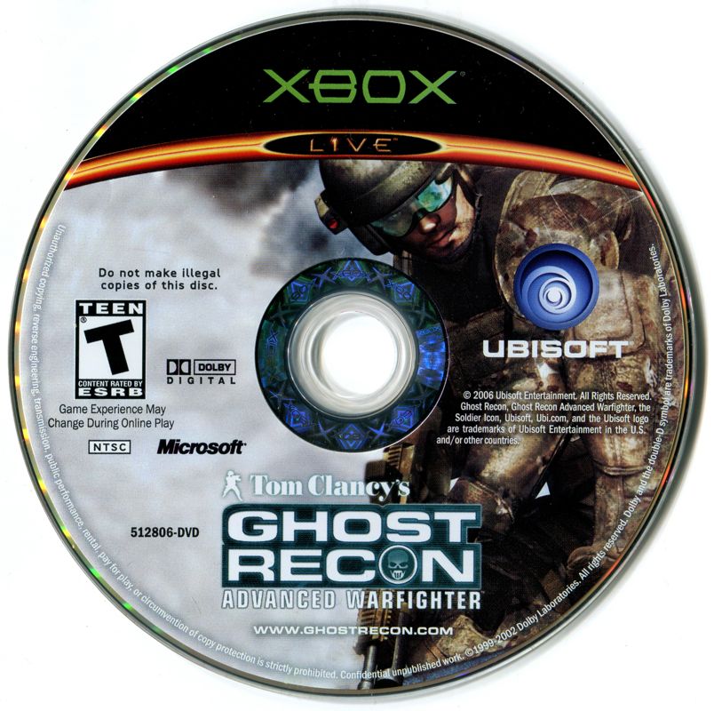 Tom Clancy's Ghost Recon: Advanced Warfighter cover or packaging ...