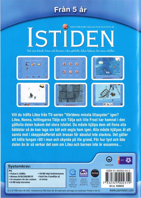 Back Cover for Istiden (Windows)