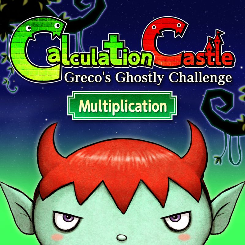 Front Cover for Calculation Castle: Greco's Ghostly Challenge "Multiplication" (Nintendo Switch) (download release)