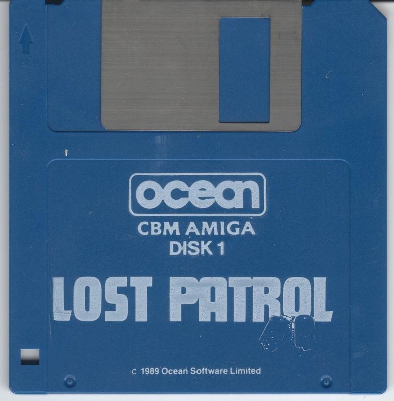 Media for Lost Patrol (Amiga): Disk 1/2