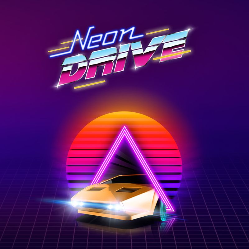 Front Cover for Neon Drive (Nintendo Switch) (download release)
