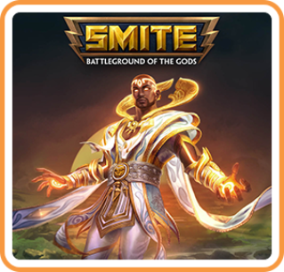 Front Cover for Smite: Battleground of the Gods (Nintendo Switch) (download release): New god: Olorun