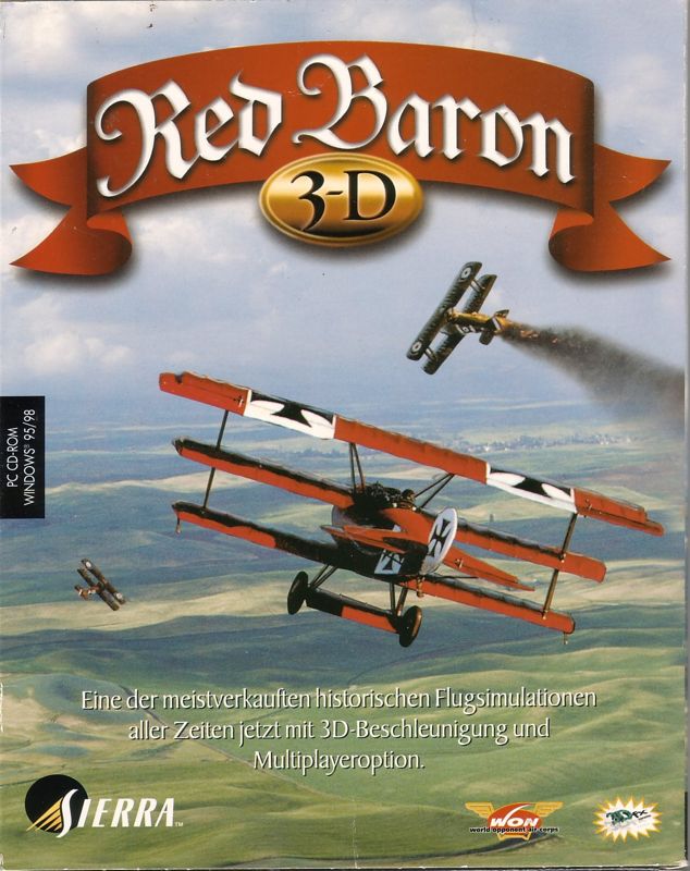 Front Cover for Red Baron 3-D (Windows)