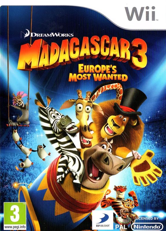 Madagascar 3 The Video Game Microsoft Xbox 360 E-family Kids