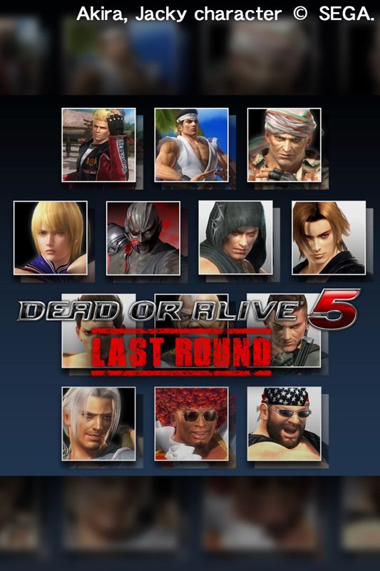 Dead or Alive 5 Last Round Core Fighters Male Fighters Set cover or