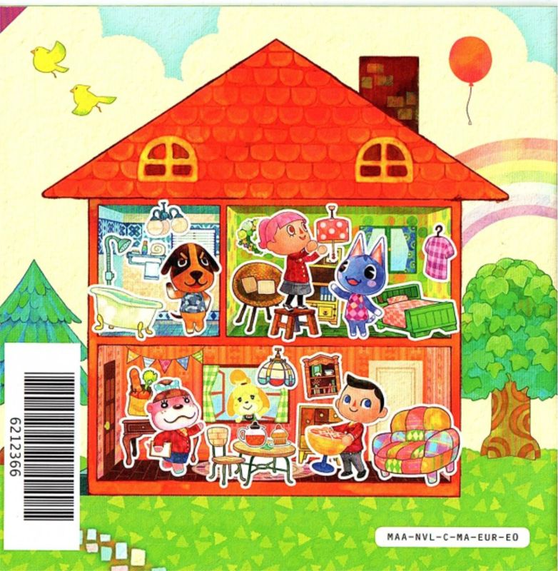 Manual for Animal Crossing: Happy Home Designer (Nintendo 3DS): Back