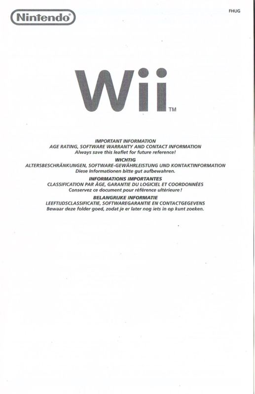 Other for Quiz Party (Wii): Age Rating, Software Warranty & Contact Information - Front