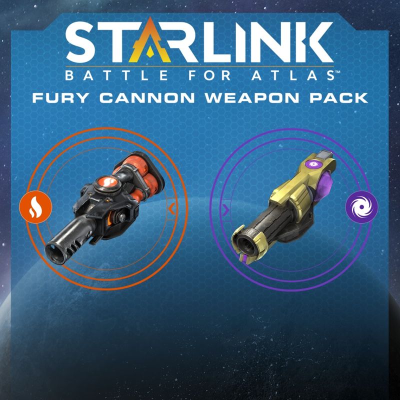 Front Cover for Starlink: Battle for Atlas - Fury Cannon Weapon Pack (PlayStation 4) (download release)