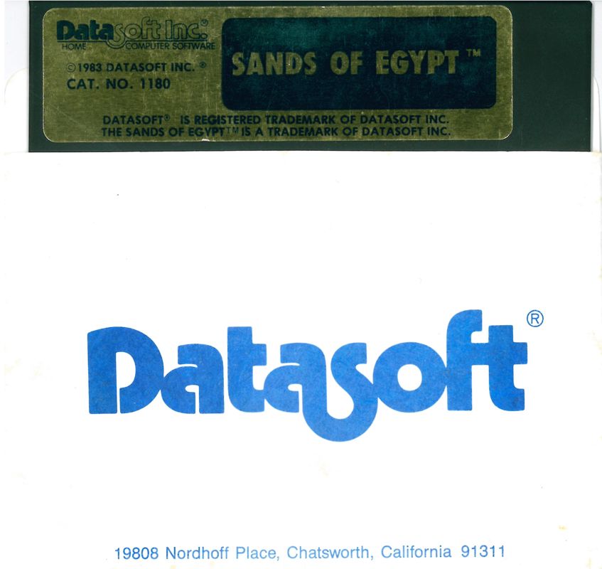Media for The Sands of Egypt (Apple II)