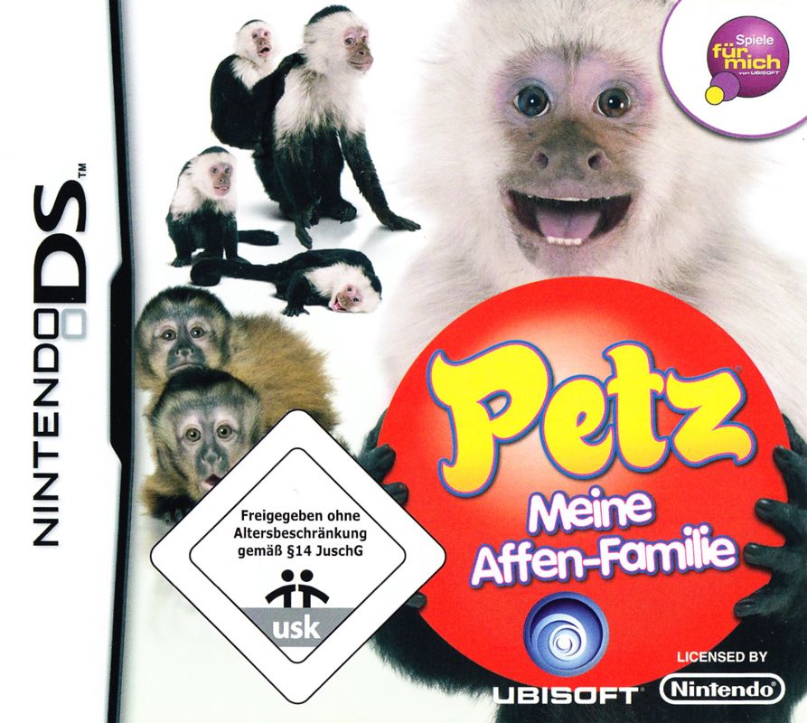 Front Cover for Petz: Monkeyz House (Nintendo DS)