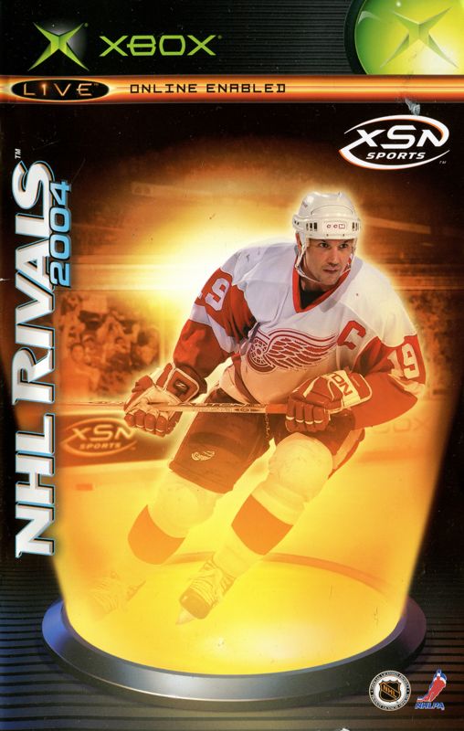 Manual for NHL Rivals 2004 (Xbox): Front