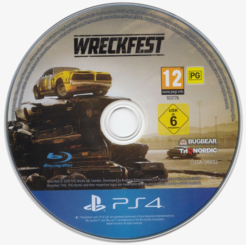 Media for Wreckfest (PlayStation 4)