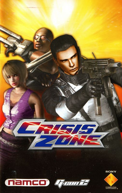Manual for Time Crisis: Crisis Zone (PlayStation 2): Front