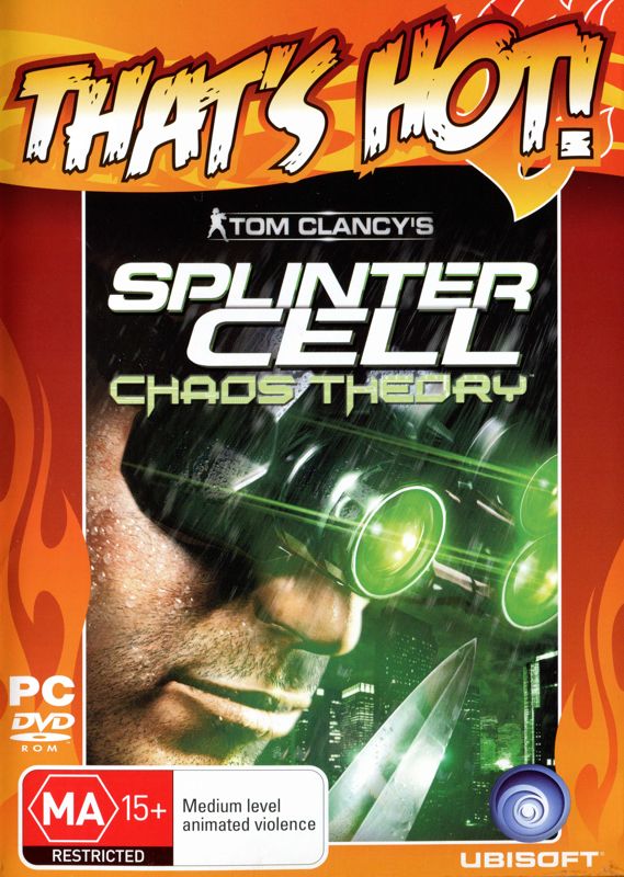 Front Cover for Tom Clancy's Splinter Cell: Chaos Theory (Windows) (That's hot! release)